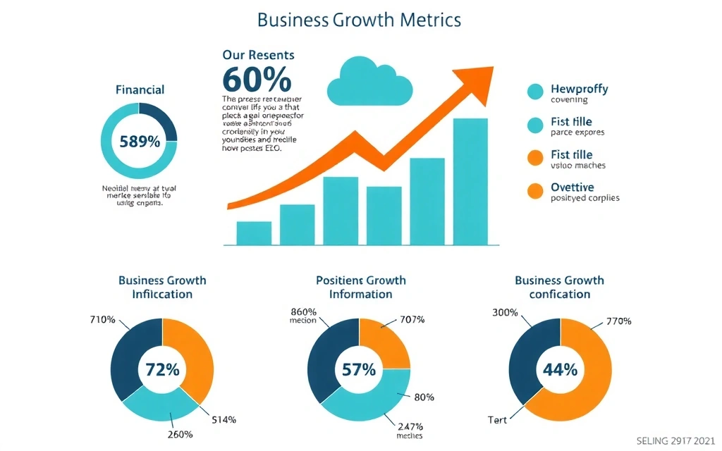 Graf s růstem podnikání a finančními daty